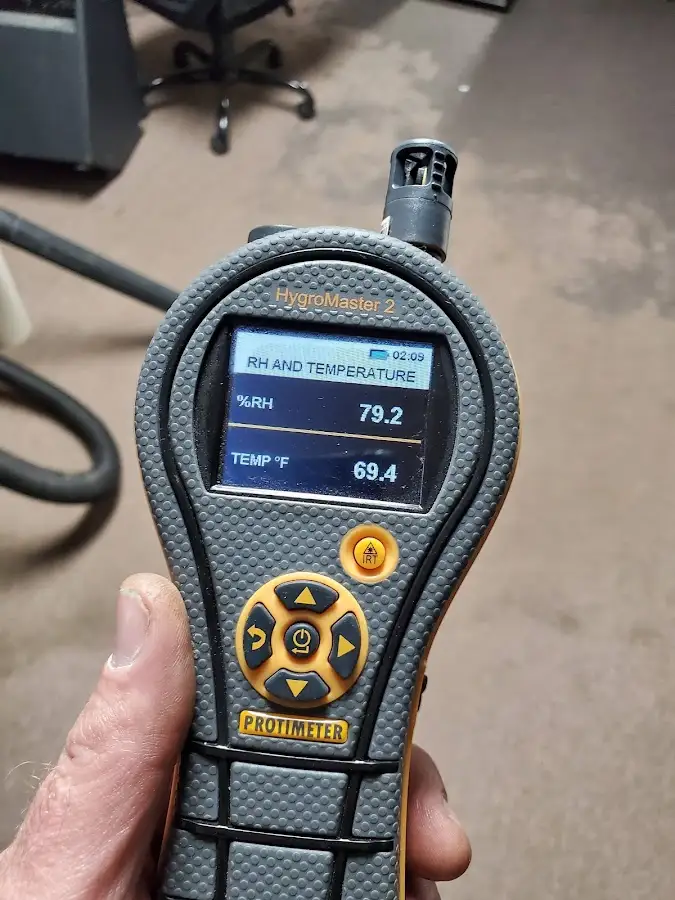 Moisture meter humidity assessment for Fire & Smoke Damage Restoration in Tuttle